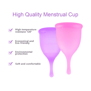 Coupe menstruelle réutilisable en <span class=keywords><strong>silicone</strong></span> de qualité médicale 100% <span class=keywords><strong>silicone</strong></span> de qualité médicale - Product Image 2