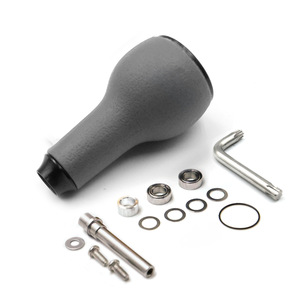 Empuñadura de Carrete de Pesca QY de 27 mm, Fabricada en TPE, Color Gris, para Modificación de Carretes Shimano Vanford Spinning Bait - Product Image 1