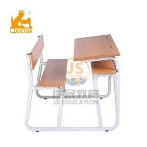 עץ ספסל עץ ריהוט בית ספר תלמיד שולחן וכיסא עבור בית הספר