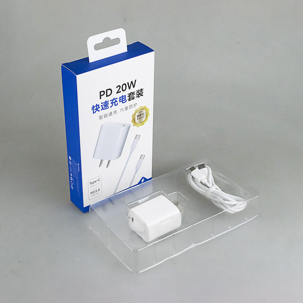 PD20W+20Wpd cable set in color box packaging