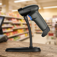 Escáner de Códigos QR 1D 2D NORGEE NG-3208 con Interfaz USB, Sensor CMOS, Uso Comercial, Disponible en Stock