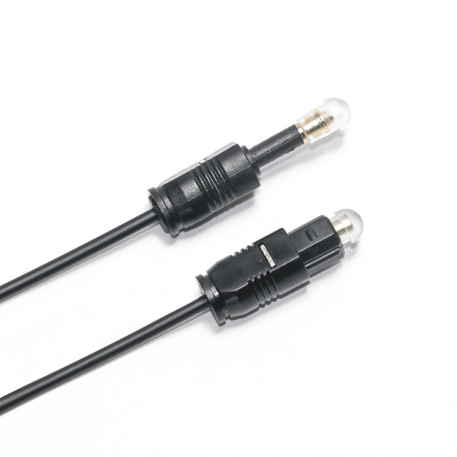OD2.2 Digital Optical Audio Cable Mini Plug Optical Fiber Cable for DVD, CD, MINI Disc Player and Record