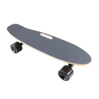 Cuatro ruedas recargable 7 capas de aluminio Material de arce E Skate Board Single Drive Onewow Small Fish Board monopatín eléctrico
