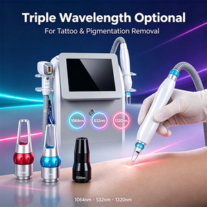 Láser de Diodo 3 en 1 de 3 Ondas para Depilación, Láser Pico con Enfriamiento de Hielo para Todos los Tonos de Piel, Uso en Salones de Belleza y SPA - Product Image 5