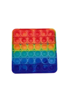 Cầu Vồng Popper Silicone đẩy bong bóng Fidget Đồ chơi <span class=keywords><strong>Pop</strong></span> itting đồ chơi cấp thực phẩm trái tim hình dạng Silicone Fidget cảm giác poppers đồ chơi - Product Image 6