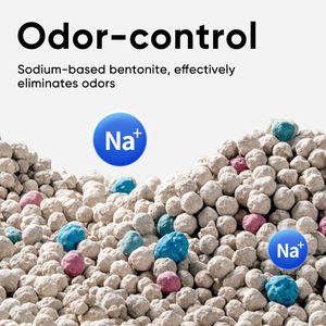 Litière pour <span class=keywords><strong>chat</strong></span> en bentonite à agglomération rapide, faible teneur en poussière, contrôle supérieur des odeurs, OEM ODM - Product Image 2