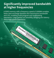 OEM Memoria RAM DDR3 Computer RAMs 8GB Customized Logo PC3 U-DIMM 1600HZ Memory RAM DDR3L 4GB High Quality 4/8GB for Desktop PC