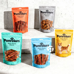 Sachet alimentaire refermable personnalisé avec logo, en PET/BOPP, résistant à l'humidité, recyclable, pour protéines en poudre, nourriture pour animaux, lait, gelée - Product Image 3