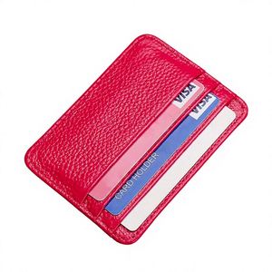 กระเป๋าสตางค์หนังลิ้นจี่ป้องกันการโจรกรรม RFID ดีไซน์บางเฉียบ ใส่บัตรเครดิตได้ ช่องใส่ของตรงกลางยกสูง  แบบสั่งทำพิเศษ - Product Image 4