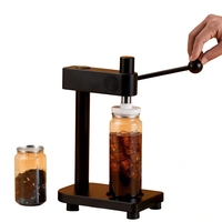 Nouvelle conception de machine de scellage manuelle pour canettes, idéale pour les boissons au lait, le thé et les canettes PET.