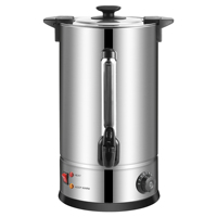 Urne à Eau Chaude Multi-Capacités 8-45 L pour Traiteur, Distributeur de Lait et Boissons, Bouilloire