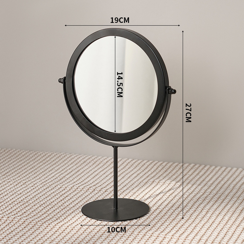 Miroir haut noir