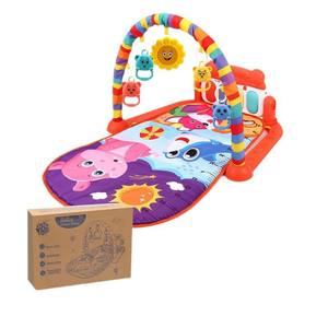 Tapis d'éveil musical pour bébé avec <span class=keywords><strong>piano</strong></span>, jouets éducatifs pour l'interaction parent-enfant, animaux de dessin animé en plastique - Product Image 5