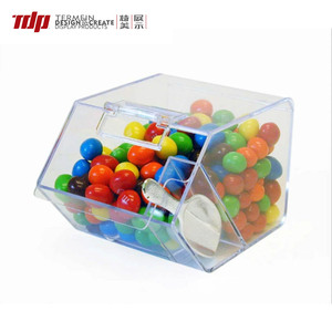 Dsp Việt Nam nhà máy tùy chỉnh rõ ràng Stackable <span class=keywords><strong>Acrylic</strong></span> kẹo bin với nắp Scoop chủ - Product Image 4