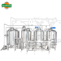 Système de brasserie industrielle entièrement automatique en acier inoxydable Tiantai 1000L, équipement de brassage de bière artisanale, cuve sous pression CE ISO