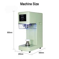 Machine de scellage semi-automatique de haute qualité pour bouteilles PET et canettes de boissons gazeuses, fermeuse de canettes, machine de fermeture de boîtes de conserve