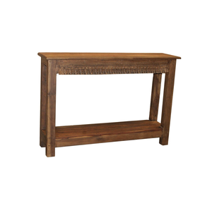 Mesa Consola Tradicional de Madera Maciza para Sala de Estar, Mueble Tallado a Mano, Elegante y con Diseño Sofisticado - Product Image 6