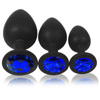 Vente en gros de jouets sexuels pour hommes, jouets sexuels pour adultes, vrai plaisir anal, produits, godemichet anal en silicone, bijou en cristal