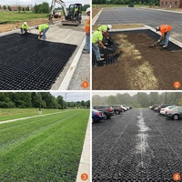 Malla de Plástico de Alta Densidad para Césped y Caminos de Carritos de Golf, Refuerzo para Pavimentación de Grava, Solución de Drenaje Ecológica
