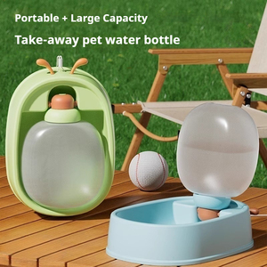 Hot Bán 500Ml Bọ Rùa Ngoài Trời Chai Nước Di Động Thân Thiện Với Môi Có Thể Gập Lại Vật Nuôi Du Lịch Bát Cho Khác Nhau Động Vật Nhỏ Chó - Product Image 3