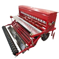 Semoir à céréales multifonctionnel à 18 rangs pour tracteur de 60 à 80 CV, attelé trois points, pour la culture extensible de blé en exploitation agricole