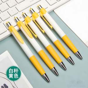 Stylo à bille rétractable en plastique promotionnel de haute qualité stylo cadeau de papeterie avec logo personnalisé - Product Image 4