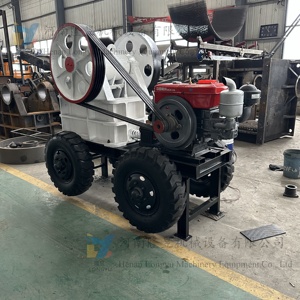 Trituradora de Mandíbulas Móvil Diésel PE 250x400 de 20 Toneladas por Hora, Trituradora de Piedra Pequeña, Mini Trituradora Portátil con Motor Diésel - Product Image 2