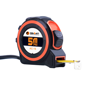 Ruban à mesurer auto-enroulant avec frein, verrou coulissant, lame en acier au carbone haute visibilité, options de longueur 3M/5M/7.5M, mesures impériales/métriques - Product Image 4