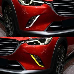 CARMATES Productos de Venta Caliente, Luces LED DRL de Calidad Superior, Luces de Circulación Diurna, Faros Antiniebla para Mazda CX-3 <span class=keywords><strong>CX3</strong></span> 2016-2017 - Product Image 3