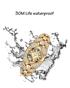 Reloj GEDI 52109 para Mujer, Reloj de Pulsera de Lujo con Diamantes, Elegante Regalo Femenino, Esfera Cuadrada Minimalista para Mujer, Relojes de Cuarzo - Product Image 6