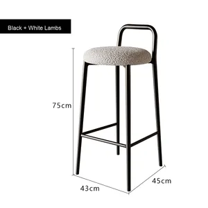 <span class=keywords><strong>Tabouret</strong></span> de Bar <span class=keywords><strong>Industriel</strong></span> Vintage en <span class=keywords><strong>Bois</strong></span> avec Hauteur Réglable <span class=keywords><strong>et</strong></span> Cadre en Fer pour Café <span class=keywords><strong>et</strong></span> Bar à Domicile - Product Image 5