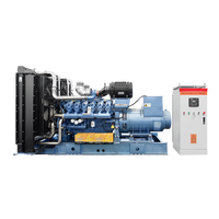 Générateur diesel super silencieux 1000 kVA 800 kW 60 Hz à démarrage automatique, châssis ouvert, ATS, prix usine, à vendre