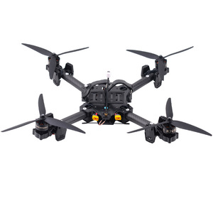 เครื่องครอสโอเวอร์10นิ้ว FPV KN104 <span class=keywords><strong>Mamba</strong></span> โดรนสี่แกน2.5W การส่งภาพแหล่งจ่ายไฟแบตเตอรี่คู่ - Product Image 4