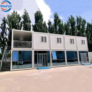 WinFair <span class=keywords><strong>Maison</strong></span> conteneur démontable de 20 pieds - Conteneur modulaire moderne utilisable comme <span class=keywords><strong>maison</strong></span> conteneur de camping 100 m² pour navire d'Asie - Product Image 2