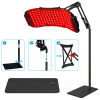 Appareil de luminothérapie infrarouge LED PDT à 5 couleurs, portable, pour le corps entier et le visage