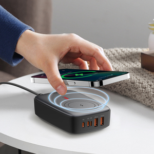 LDNIO Q4010 Affichage LED GaN <span class=keywords><strong>Tech</strong></span> 6 Ports Multi 140W GaN Charge Super Rapide pour Téléphone Portable Chargeur de Bureau - Product Image 3