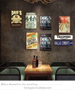 <span class=keywords><strong>Plaque</strong></span> murale en métal personnalisée tendance 2026, imprimée UV, style rustique ferme, pour <span class=keywords><strong>cuisine</strong></span>, garage, bar - Product Image 1