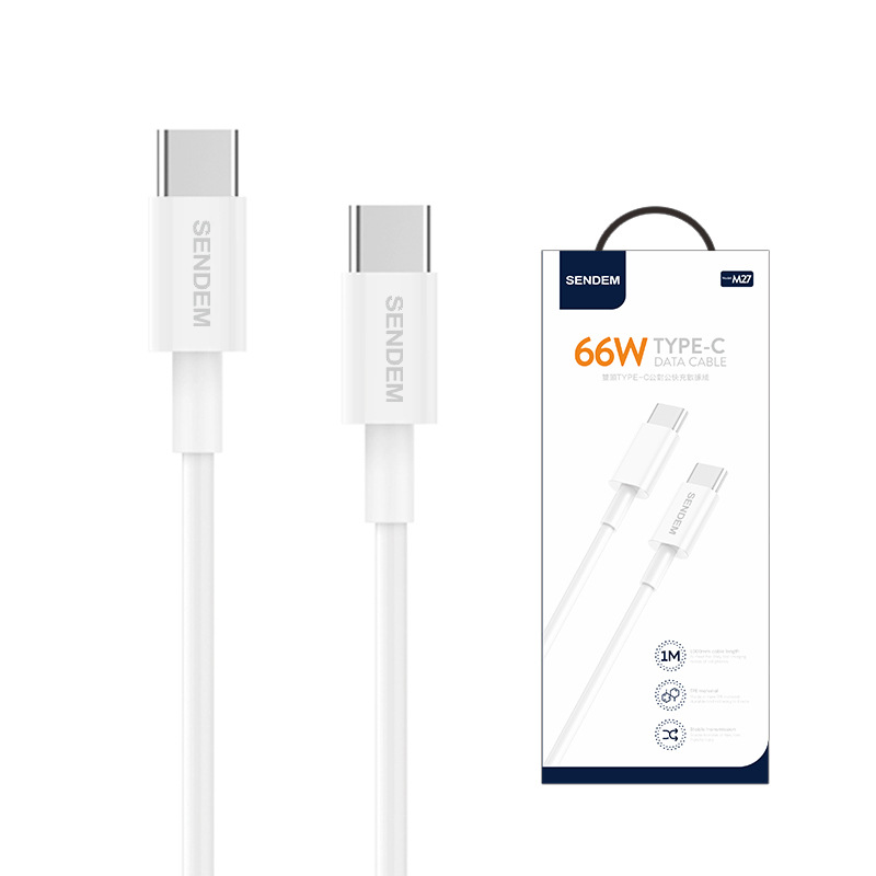 M27-1 m-c to c 3a fast charge 60w data line