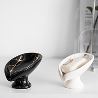 Égouttoir à savon minimaliste écologique moderne et porte-savon créatif en céramique pour la décoration intérieure articles décoratifs haut de gamme en gros