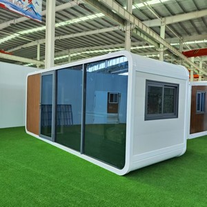 CE Smooth Sturdy Durable Waterproof Prefabricated Steel Structure Container Apple Cabin <b>House</b> for Villa Living - Product Image 1