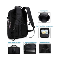 Sac à dos de sport imperméable avec compartiment pour ballon, sangle d'épaule réglable pour usage extérieur