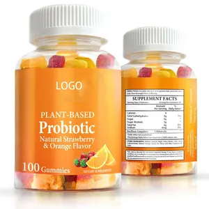 Heerlijke Probiotische Enzym Gummy Snoep Met Prebiotica Vegan Pectine Fiber Probiotische Gummies Voor Vrouwen En Kinderen