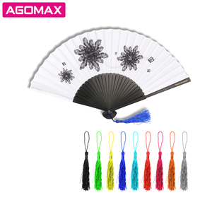 พัดไม้ไผ่พับได้ แกะสลักลายฉลุ สำหรับงานแต่งงาน งานเต้นรำ หรือตกแต่ง - Product Image 5