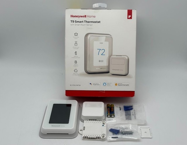 Home T9 Wi-fi Smart Thermostat with Roomsmart Sensor - White Brand-new, Genuine Products with a One-year Warranty.