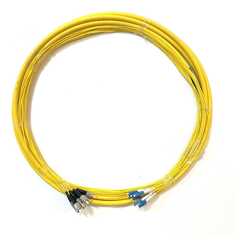 Round Shape Single Work Drop Cable Single Mode Bundled Patch Cord