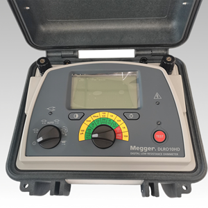 Ohmímetros Digitales de Baja Resistencia DLRO10HD, Proporcionan una Corriente de Prueba de hasta 10 A para Resistencias de hasta 250 MΩ, Lectura Precisa DLRO10HD - Product Image 2