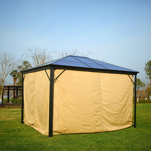 Toit de polycarbonate de <span class=keywords><strong>belvédère</strong></span> en aluminium de luxe extérieur de toit rigide de jardin en métal de cadre en métal de belvédè - Product Image 2