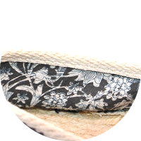 Nikecin — Espadrilles en toile pour femmes, chaussures en tissu plat, sandales à grandes rayures