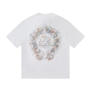 Camisetas Blancas al por Mayor <span class=keywords><strong>de</strong></span> Chromm para el Directorio Youtoo, 100% Algodón, Estilo Urbano, Tallas Grandes, para Hombre, Camisetas con Estampados - Product Image 4