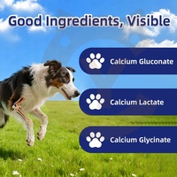 Gouttes buvables riches en calcium pour animaux de compagnie avec vitamine D3, glucosamine et chondroïtine pour chiens et chats – Complément pour la santé osseuse à tout âge – OEM/ODM